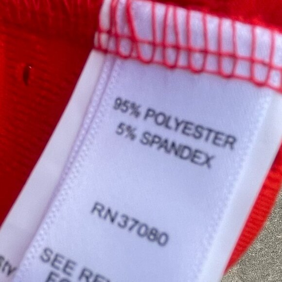 NWT Cato Women's Plus Size 26/28W Fiery Red Sleeveless Eyelet Tunic - Picture 16 of 16